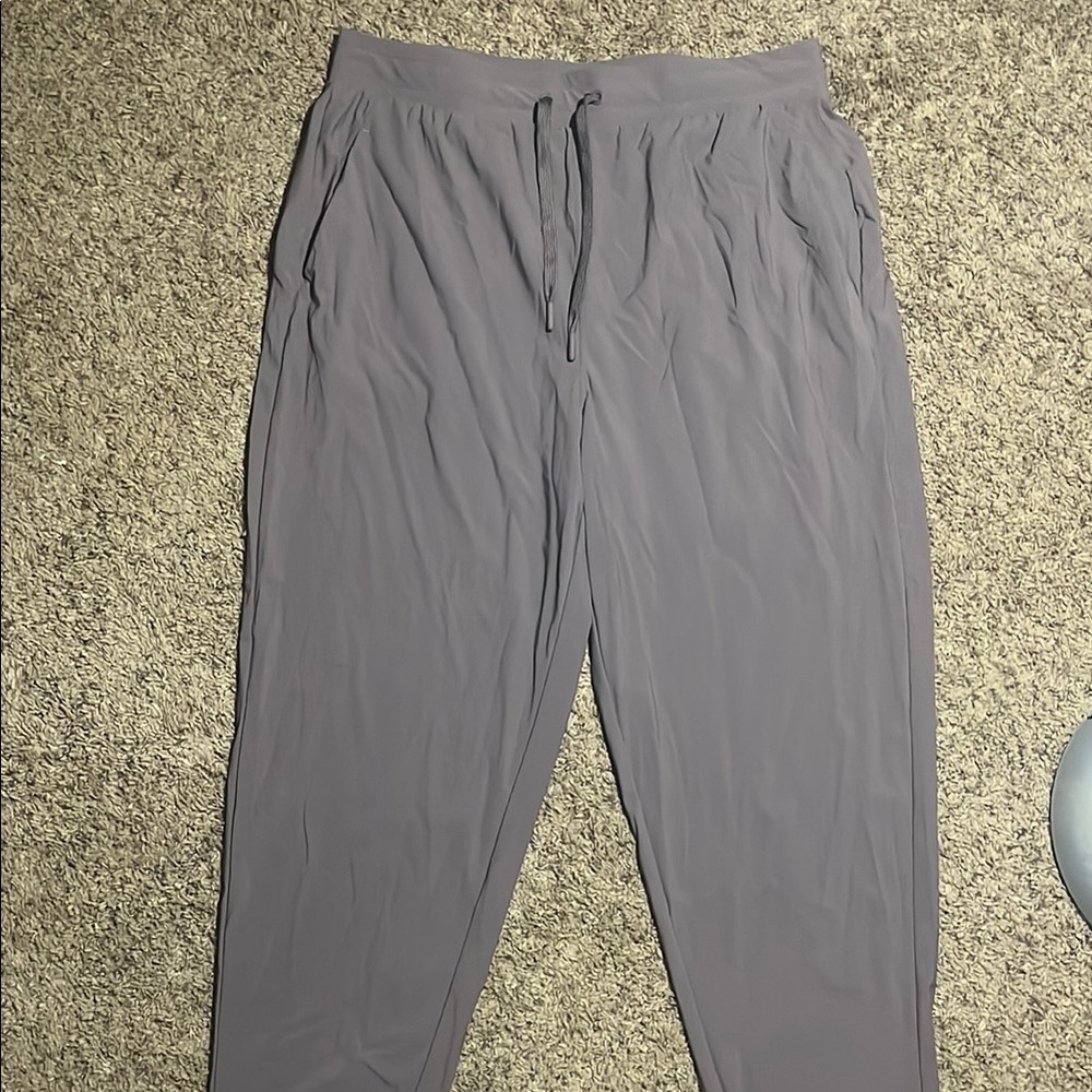 Purple joggers